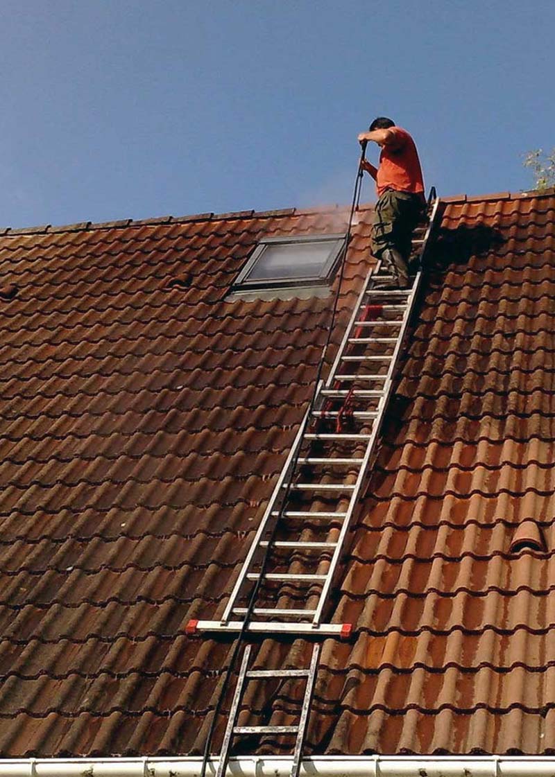 Nettoyage démoussage toiture Lyon